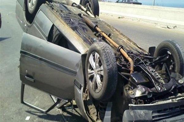 مصرع شخص وإصابة 4 أطفال في انقلاب سيارة على طريق «القاهرة الفيوم»