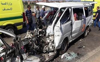 إصابة شخصًا في حادث تصادم على طريق مصر الإسكندرية الزراعي