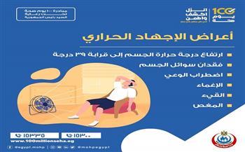 الصحة توضح أعراض الإجهاد الحراري