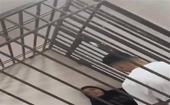 ترحيل إسلام جابر إلى قسم الهرم بعد تأييد حكم حبسه سنة (صور)