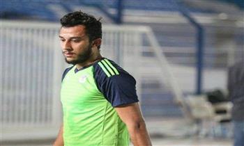 أحمد أيمن منصور يودع لاعبى طلائع الجيش