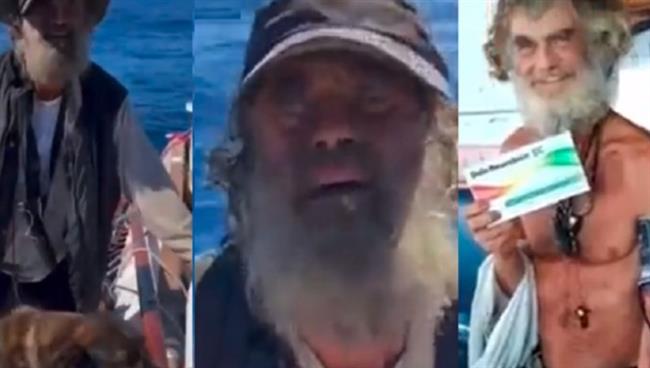 عاش بأعجوبة  .. إنقاذ بحار تاه في المحيط شهورا طويلة |فيديو 