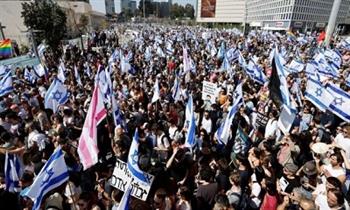 تجدد المظاهرات في تل أبيب بسبب التعديلات القضائية