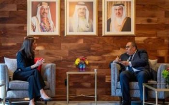 محيي الدين يبحث مع وزيرة التنمية المستدامة البحرينية جهود دعم التنمية 