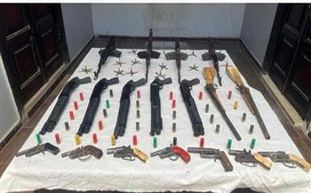 الأمن العام يضبط 40 قطعة سلاح فى سوهاج