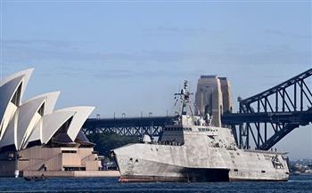 الولايات المتحدة تشغل أول سفينة حربية في ميناء أجنبي بأستراليا