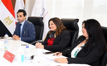 وزيرة الهجرة تشارك كرئيس إحدى لجان اختبارات برنامج «المرأة تقود للتنفيذيات»