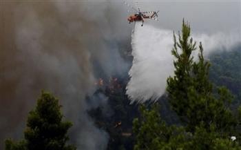 تحطم طائرة كانت تكافح حرائق الغابات في اليونان