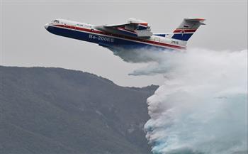 الطيران الروسي يواصل حماية المدن التركية من حرائق الغابات