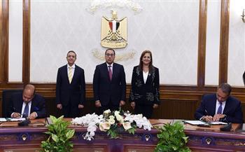 رئيس الوزراء يشهد توقيع مذكرة تفاهم بين صندوق مصر السيادى و«إندوراما» العالمية