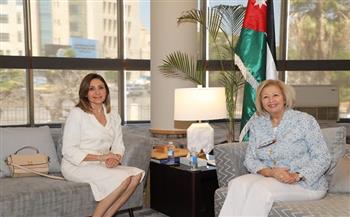 وزيرة الثقافة تبحث مع نظيرتها الأردنية سُبل حماية التراث غير المادي