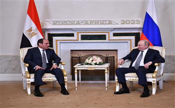 الرئيس السيسي ونظيره الروسي يتبادلان وجهات النظر بشأن النزاعات في الشرق الأوسط