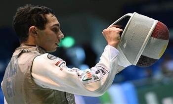 محمد حمزة يهزم بطل الدنمارك ويتأهل لربع نهائي بطولة العالم للسلاح