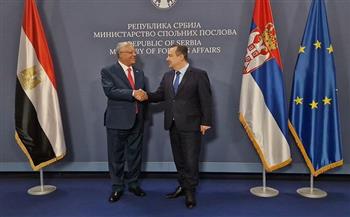 المستشار حنفي جبالي رئيس مجلس النواب يلتقي  وزير الخارجية الصربي