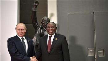 رئيس جنوب إفريقيا : سعيد بالعمل مع شريك مجتهد مثل بوتين