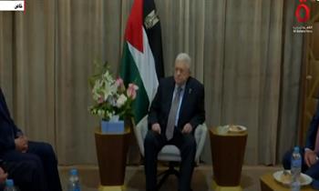 الرئيس الفلسطيني يعقد اجتماعا مع وفد الجبهة الشعبية قبل اجتماع القاهرة (فيديو)