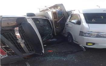 مصرع 3 أشخاص وإصابة 37 في حادث بطريق مطروح - الإسكندرية الساحلي