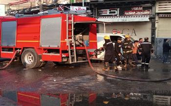 حريق هائل في مصنع بلاستيك بالقاهرة.. والدفع بـ6 سيارات إطفاء 