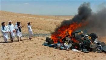 غير أخلاقية.. طالبان تحرق الآلات الموسيقية لصالات الأفراح