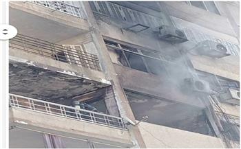الحماية المدنية تنقذ 14 مواطنا من حريق هائل داخل عقار بمدينة نصر 