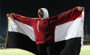 إسراء عويس تحقق ذهبية الوثب الطويل بدورة الألعاب العربية 