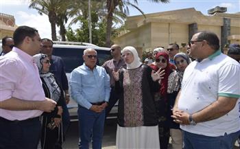 محافظ بورسعيد يتابع مستجدات العمل في تطوير منطقة فاطمة الزهراء