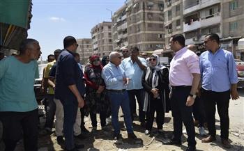 محافظ بورسعيد يتابع سير العمل في تطوير شارع محمد عبده
