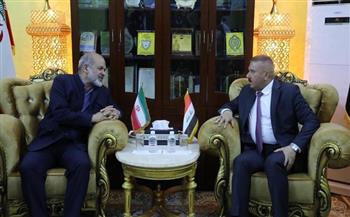 وزيرا الداخلية العراقي والإيراني يبحثان قضايا التنسيق الأمني المشترك