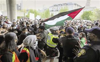 مسيرات تضامنية مع الشعب الفلسطيني بعدة ولايات أمريكية