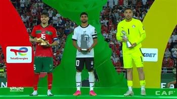 إبراهيم عادل يحصد جائزة أفضل لاعب بكأس الأمم الأفريقية للشباب 