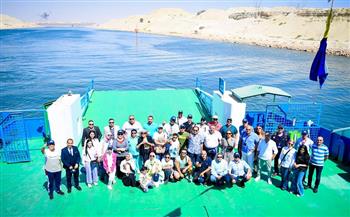 «الهجرة» تنظم زيارة للمشاركين بمؤتمر المصريين في الخارج لقناة السويس
