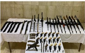 الأمن العام يضبط 71 قطعة سلاح ومخدرات بمحافظات الصعيد