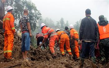 قتيلان و16 شخصا في عداد المفقودين إثر انهيار أرضي في الصين