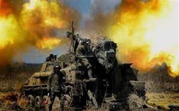 المدفعية الروسية تدمر مدرعة أوكرانية بضربة مباشرة 