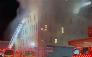 حريق هائل في شقة سكنية بالجيزة 