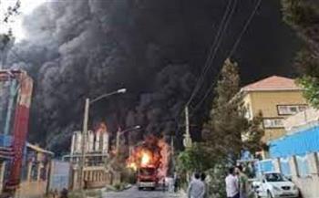 للمرة الثانية خلال شهرين.. حريق هائل في بازار طهران الكبير