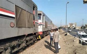 مصرع شاب صدمه قطار بمزلقان الغمراوي في بني سويف
