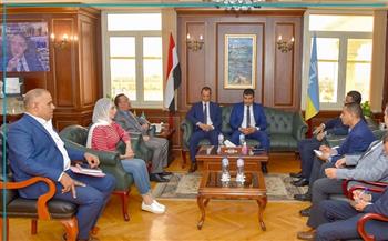 محافظ الإسكندرية يلتقي وفد المجلس القومي لحقوق الإنسان