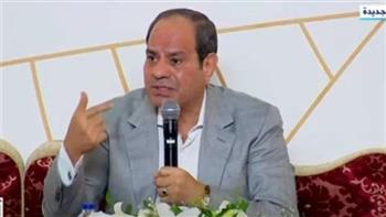 طمأنة الرئيس للمصريين بزوال الأزمة الاقتصادية.. أبرز اهتمامات الصحف