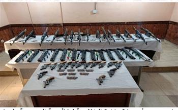ضبط 43 قطعة سلاح فى حملة أمنية بأسيوط