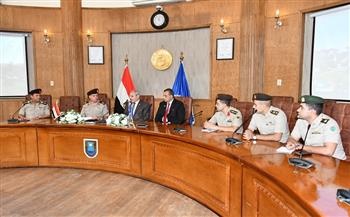 ناصر مندور: نسعى لعمل شراكة بين جامعة القناة والكلية العسكرية التكنولوجية