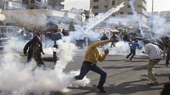 إصابات خلال مواجهات بين الفلسطينيين والاحتلال الإسرائيلي في نابلس 