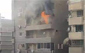 ماس كهربائي يتسبب في حريق شقة سكنية بشبرا الخيمة 