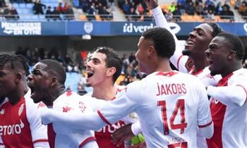 موناكو يفوز على ستراسبورج بثلاثية نظيفة في الدوري الفرنسي