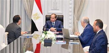 أخبار عاجلة اليوم.. الرئيس يوجه باستمرار العمل على تعزيز سمعة المنتج المصري عالميًا  