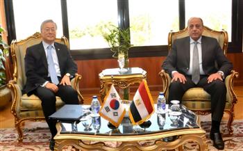 وزير الطيران المدنى يلتقى سفير كوريا الجنوبية لدى مصر