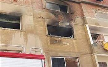 إخماد حريق داخل شقة سكنية بالجيزة