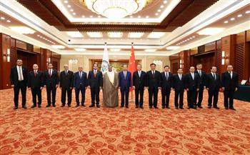 وفد البرلمان العربي يوقع مذكرة تعاون مع نظيره الصيني 