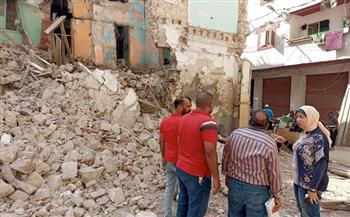 انهيار أجزاء من عقار في الإسكندرية.. وقرار عاجل من حي الجمرك 