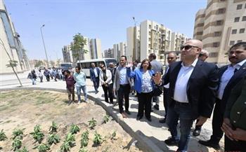 وزير الإسكان يتجول بمواقع وحدات «سكن كل المصريين» لمنخفضى الدخل بـ15 مايو